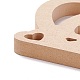 木製テーブルプレートディスプレイ装飾(AJEW-C011-01)-4