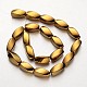 Electroplate Non-magnetic Synthetic Hematite Beads Strands(G-F300-11A-03)-2