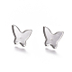 304 Stainless Steel Stud Earring Findings(STAS-G225-23P)-1