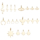 SUNNYCLUE 20Pcs 5 Styles Brass Pendants(KK-SC0001-99G)-1