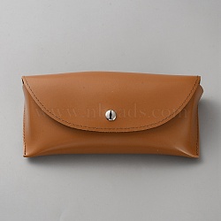 PU Leather Eyeglass Cases, Rectangle, Camel, 174x80x34.5mm(ABAG-WH20027-001A)