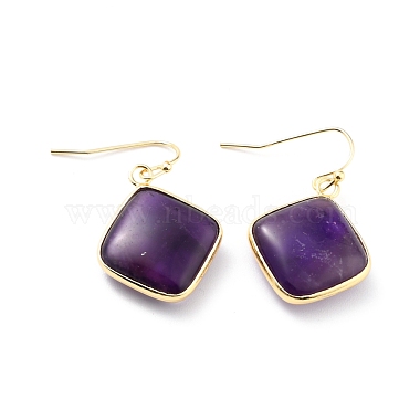 Natural & Synthetic Mixed Stone Dangle Earrings(EJEW-J093-M)-2