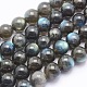 Natural Labradorite Beads Strands(G-O166-08-10mm)-1