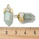 Natural Amazonite Faceted Pendants(G-G181-03G-08)-3