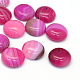 Dyed Natural Striped Agate/Banded Agate Cabochons(X-G-R348-14mm-01)-1