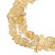 Natural Citrine Chip Beads Strands(G-D093-A03)-4