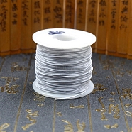 Round Elastic Cord, for Clothing Sewing, WhiteSmoke, 12mm, about 109.36 Yards(100m)/Roll(PW-WG68962-01)