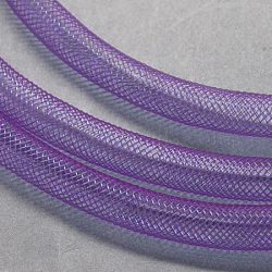 Plastic Net Thread Cord, Medium Orchid, 10mm, 30Yards(PNT-Q003-10mm-12)