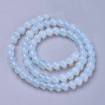 Opalite Round Beads Strands, 6mm, Hole: 1mm, about 69pcs/strand, 16.1 inch