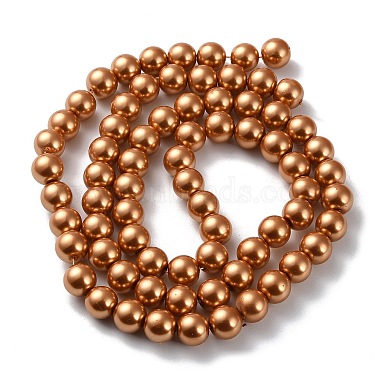 Glass Pearl Beads Strands(HY-12D-B68)-3