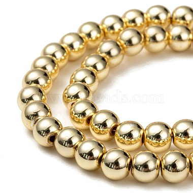 Chapelets de perles en hématite synthétique sans magnétiques(G-Q466-6mm-01)-3