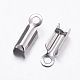 304 Stainless Steel Folding Crimp Ends(X-STAS-K146-008-2.5mm)-1