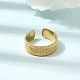 304 Stainless Steel Cuff Open Rings(SA-CBAB727-01G)-2