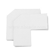 (Defective Closeout Sale: Yellowing) Safety Kraft Paper Photo Album Corner Protector, White, 150x150x1.5mm(TOOL-XCP0001-65)