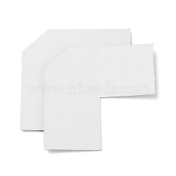 (Defective Closeout Sale: Yellowing) Safety Kraft Paper Photo Album Corner Protector, White, 150x150x1.5mm(TOOL-XCP0001-65)