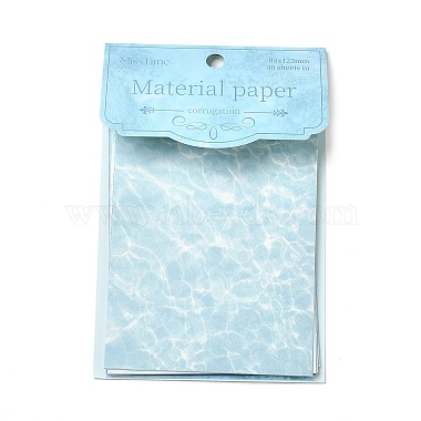 60 Sheets Water Ripple Scrapbook Paper Pads(DIY-H164-01B)-3