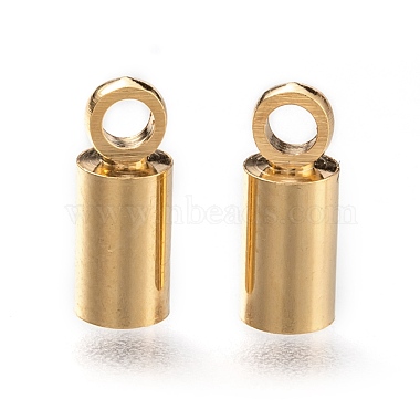 Real 24K Gold Plated Brass Cord Ends