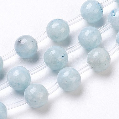 Natural Celestite/Celestine Beads Strands(G-I203-A-10mm)-2