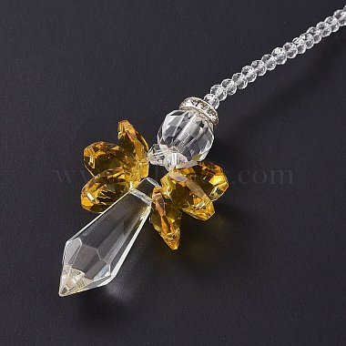 Crystal Fairy Beaded Wall Hanging Decoration Pendant Decoration(HJEW-G019-02E)-4