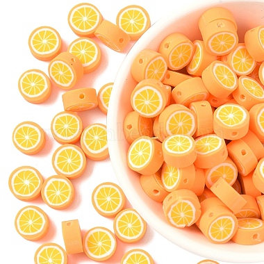 100Pcs Handmade Polymer Clay Beads(CLAY-YW0002-52C)-1