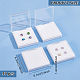 White Acrylic Loose Diamond Display Boxes with Clear Hinged Lid(CON-WH0092-18B)-2