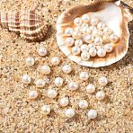 10Pcs Natural Cultured Freshwater Pearl Beads, Potato, Creamy White, 5~6mm, Hole: 0.8mm(PEAR-YW0001-40)