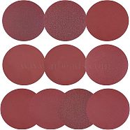 Sanding Discs, with Adhsive Back, for Sanding Grinder Polishing Accessories, Brown, 100pcs/set(TOOL-FH0001-03)