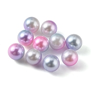 ABS Plastic Imitation Pearl Beads, No Hole, Round, Colorful, 9.5~10mm, about 45~50pcs/bag(FIND-WH0036-74C)