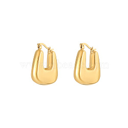 U-Shaped Stainless Steel Hoop Earrings for Women(GG9870-1)