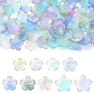 embouts de perles acryliques de styles vari&eacute;s(OACR-FS0002-51A)-1