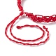 Браслет из плетеного шнура с нейлоновой нитью(BJEW-JB07412-01)-5
