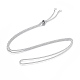 Adjustable 201 Stainless Steel Slider Necklaces(NJEW-L156-001P)-1