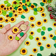 100Pcs 3 Styles Opaque Resin Cabochons(RESI-HS0001-07)-3