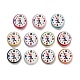 Printed Opaque Acrylic European Beads(AC-CBA6BCC-06)-1