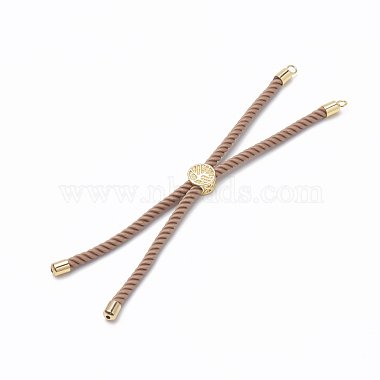 Nylon Twisted Cord Bracelet Making(MAK-T003-11G)-2