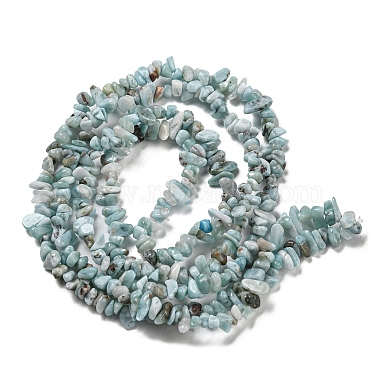 Natural Larimar Beads Strands(G-G0003-B40)-2