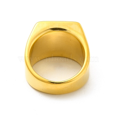 男性のためのハート304ステンレス鋼の指輪(STAS-K248-04AG)-2