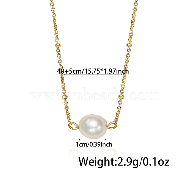 925 colliers à pendentifs en perles d'argent sterling(PT5886-2)-2
