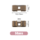 50Pcs Tibetan Style Iron Bolo Tie Slides Clasp Accessories(IFIN-FH0001-76)-2