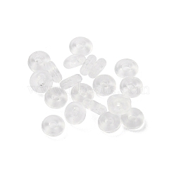 Silicone Gasket, Rings, Clear, 2.9x1mm, Hole: 0.7mm, 100pcs/set(KK-K381-05C)