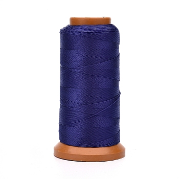 Polyester Threads, for Jewelry Making, Midnight Blue, 1mm, about 284.33 yards(260m)/roll