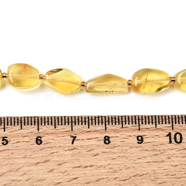 perles d'ambre naturel brins(G-K376-G03-03)-5