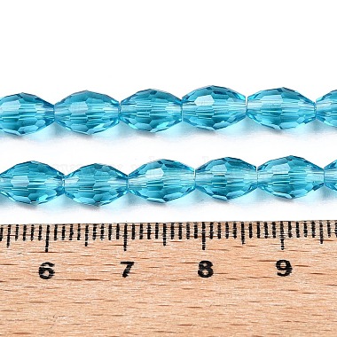 Transparent Glass Beads Strands(EGLA-A037-T6x8mm-D03)-4