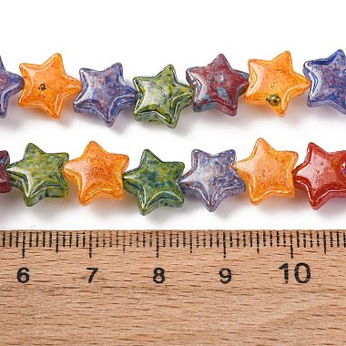 bemalte Glasperlen Str&auml;nge(GLAA-B037-09C)-4