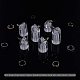 Jewelry Finger Rings Holders Organic Glass Ring Display Stand Sets(RDIS-FG0001-05)-4
