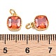 Brass Micro Pave Cubic Zirconia Charms(KK-Q085-07G-04)-3