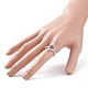 Natural Amethyst Round Finger Ring(RJEW-TA00057-01)-3