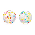 Transparent Silicone Focal Beads, Round, Colorful, 15mm(PW-WG5F87A-07)