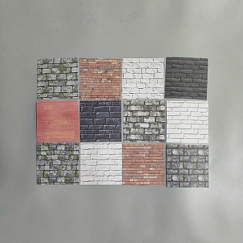 Square Scrapbook Paper Pads, for DIY Album Scrapbook, Background Paper, Diary Decoration, Mixed Color, 152x152x0.1mm, 2pcs/style