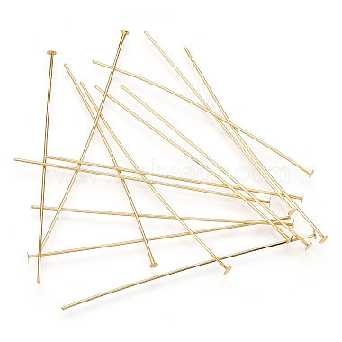 Brass Flat Head Pins(KK-G331-11-0.7x63)-2